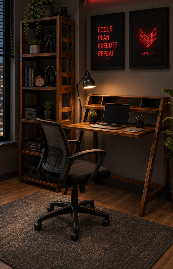 Hugo Study Table With Ergonomic Chair