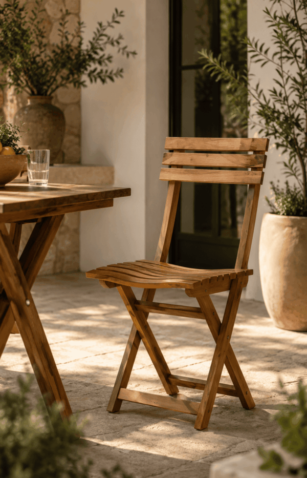 Nico Solid Wood Folding Chair