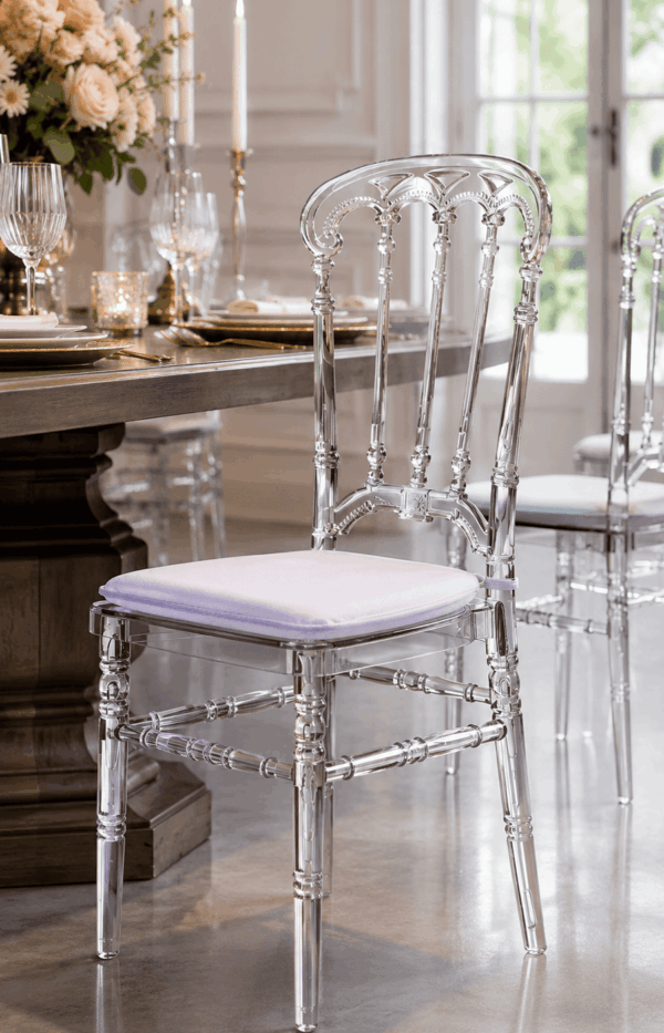 Pearl White Banquet Chair