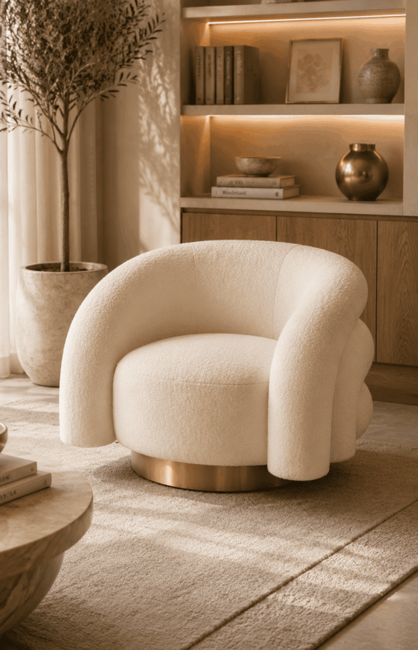 Luxury Swivel Accent Chair