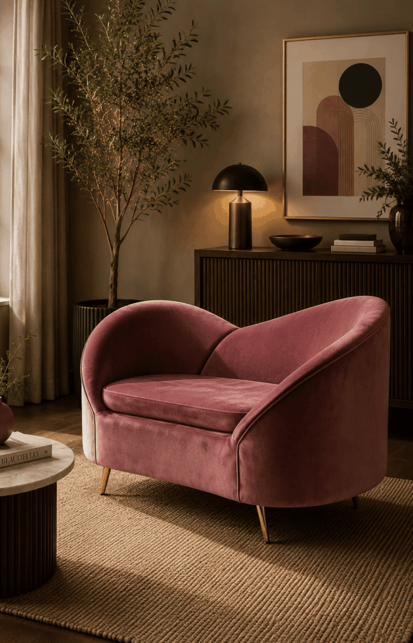 Modern Curved Lounge Sofa 2