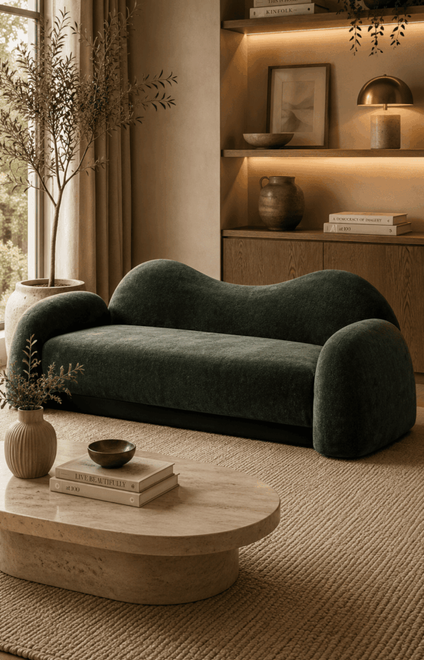 Sculptural Modern Sofa