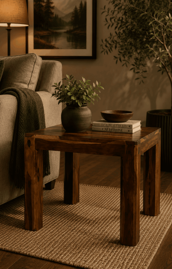 Alexa Solid Wood 4 Seater Dining Table