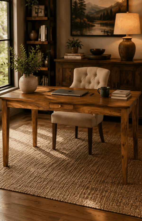Belle Solid Wood 4 Seater Dining Table
