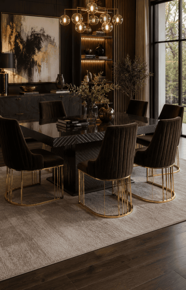 Luxury Dining Chair Set