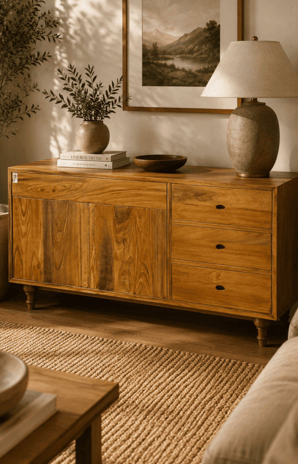 Wooden Sideboard Storage Cabinet
