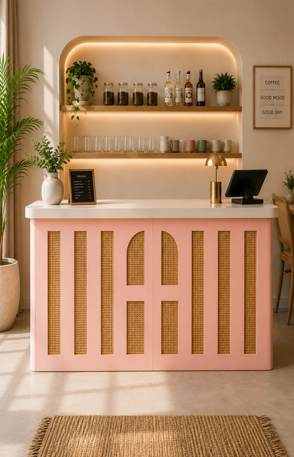 Rattan Bar Counter