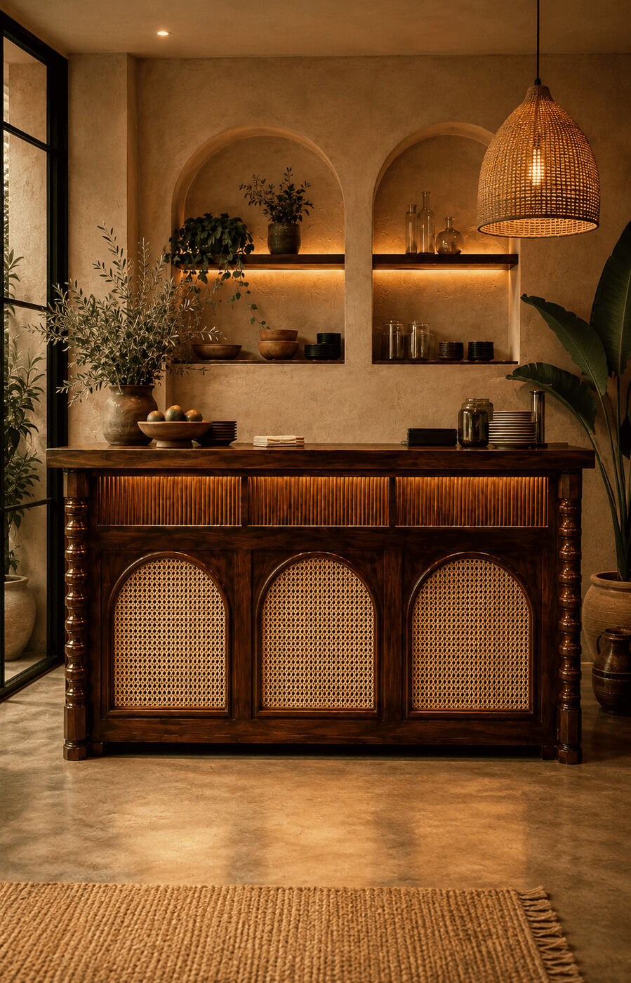 Oak & Cane Food Counter
