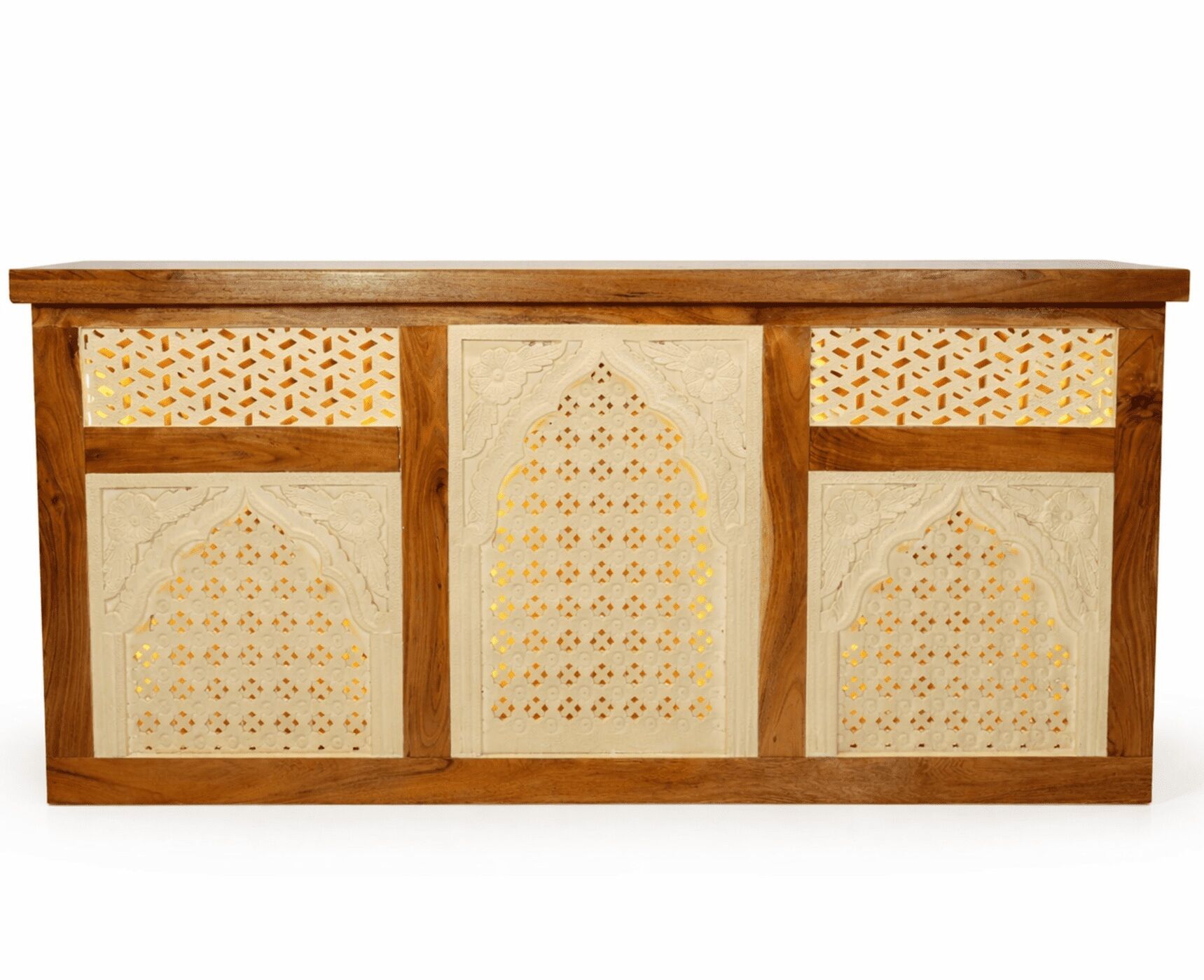 Teak & Jaali Food Counter - Image 2