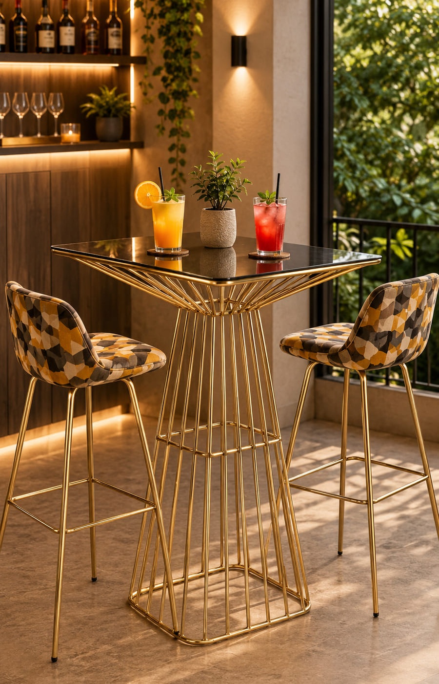 Tall Square Table