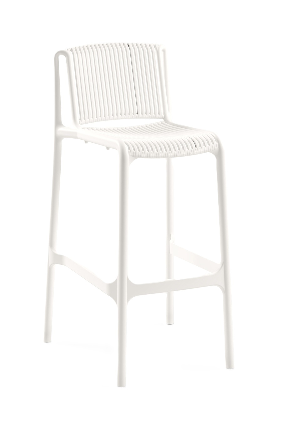 White Nes Bar Chair - Image 2