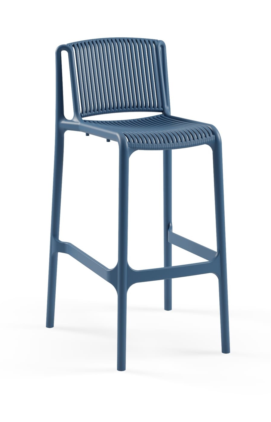 Blue Nes Bar Chair - Image 2