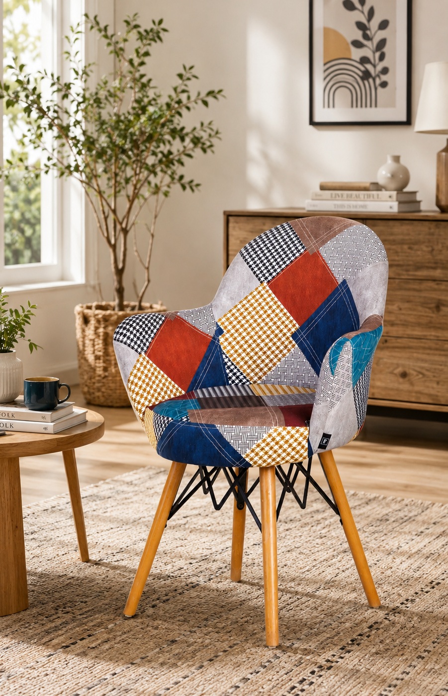 Colorful Patchwork Chair