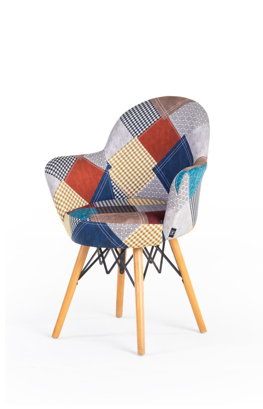 Colorful Patchwork Chair - Image 2