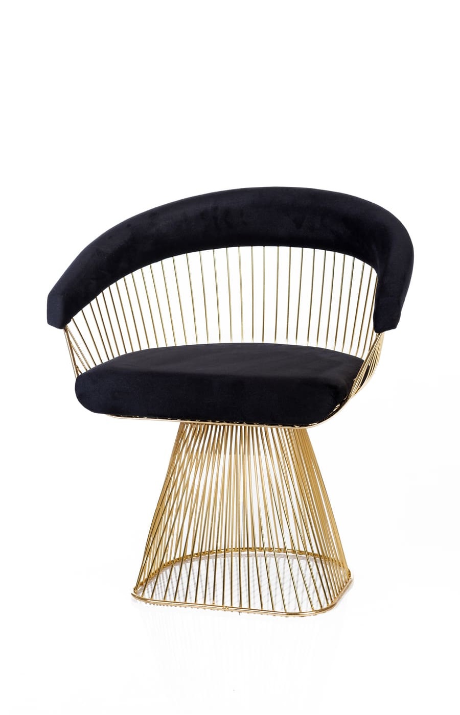 Black & Gold Round VIP Chair - Image 2
