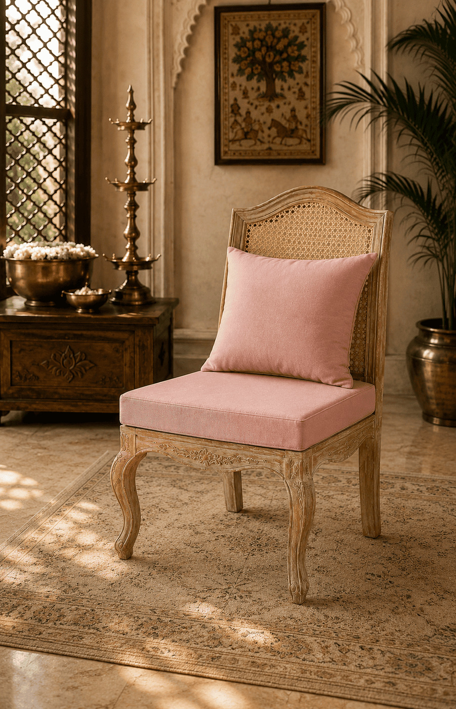 Heritage Rattan Vedic Chair