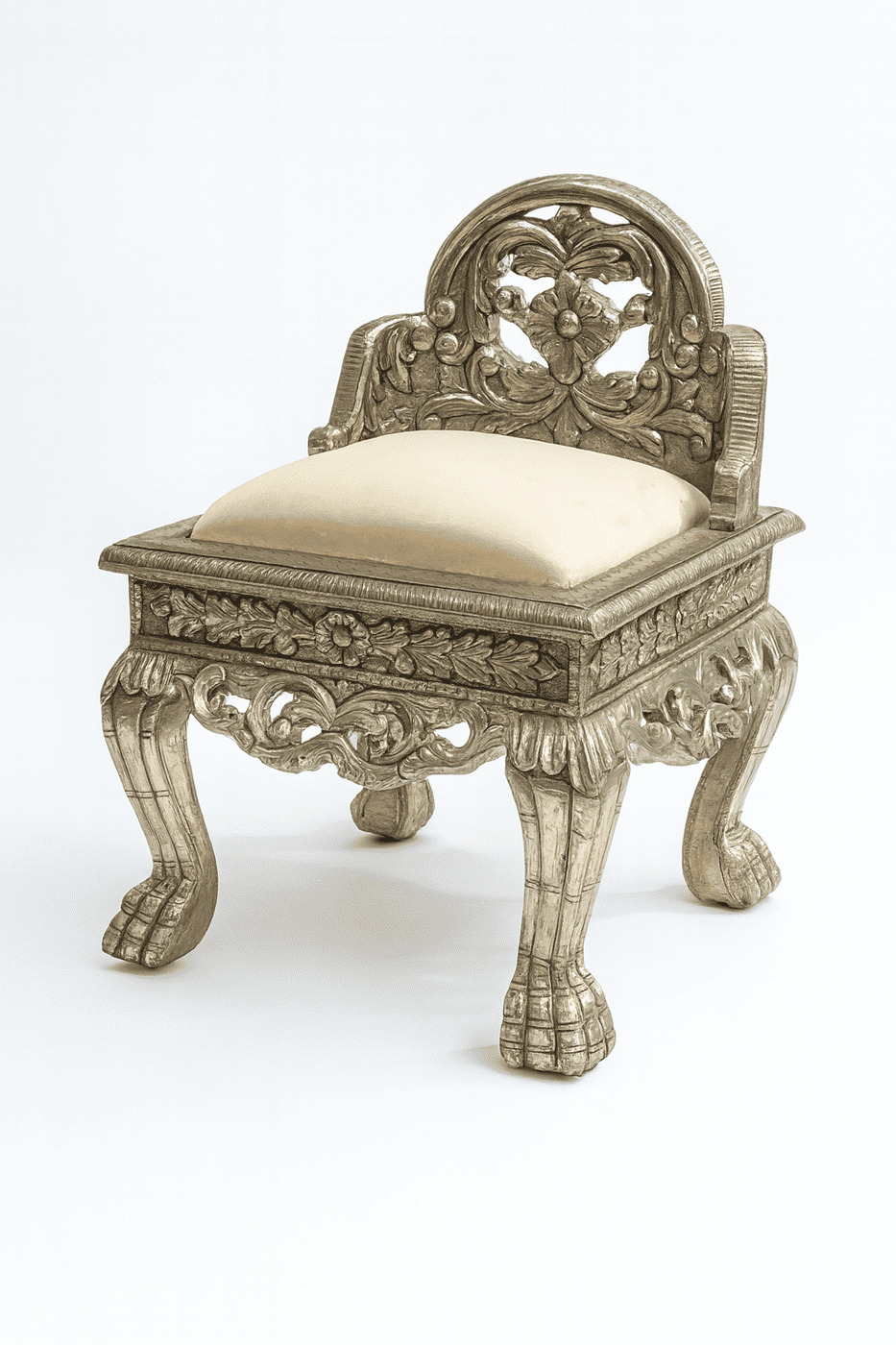 German Silver Vedic Chair - Image 2