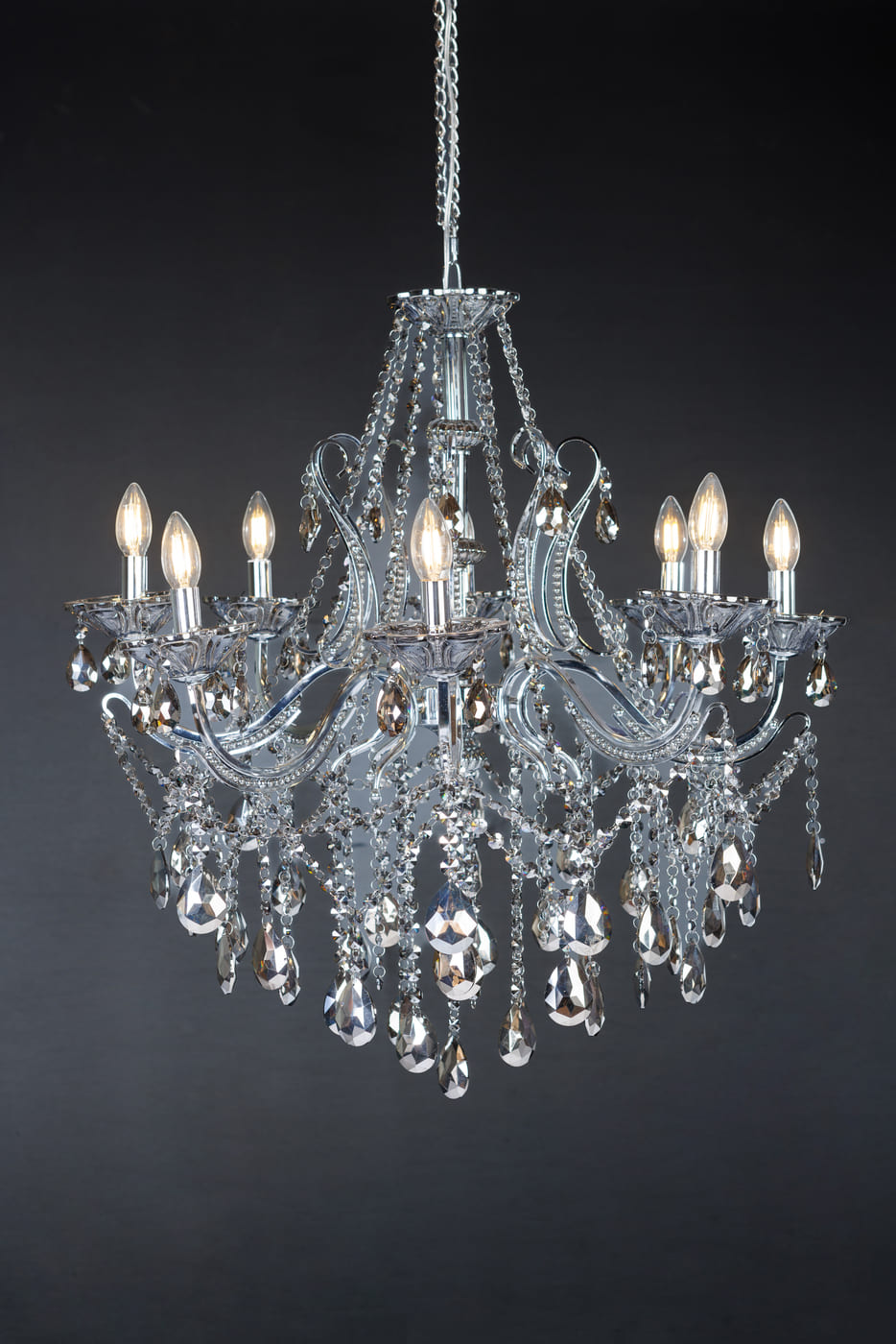 Big Grey Candle Chandelier - Image 2