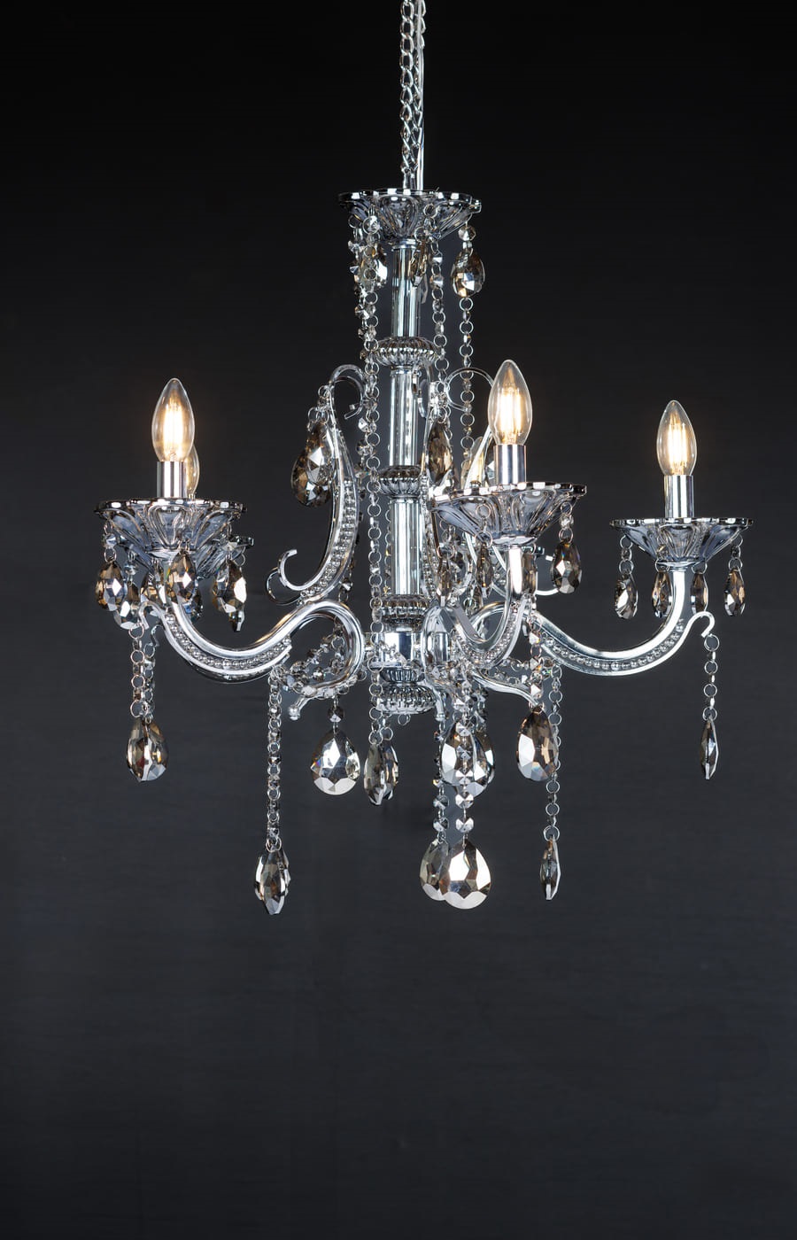 Small Grey Candle Chandelier - Image 2