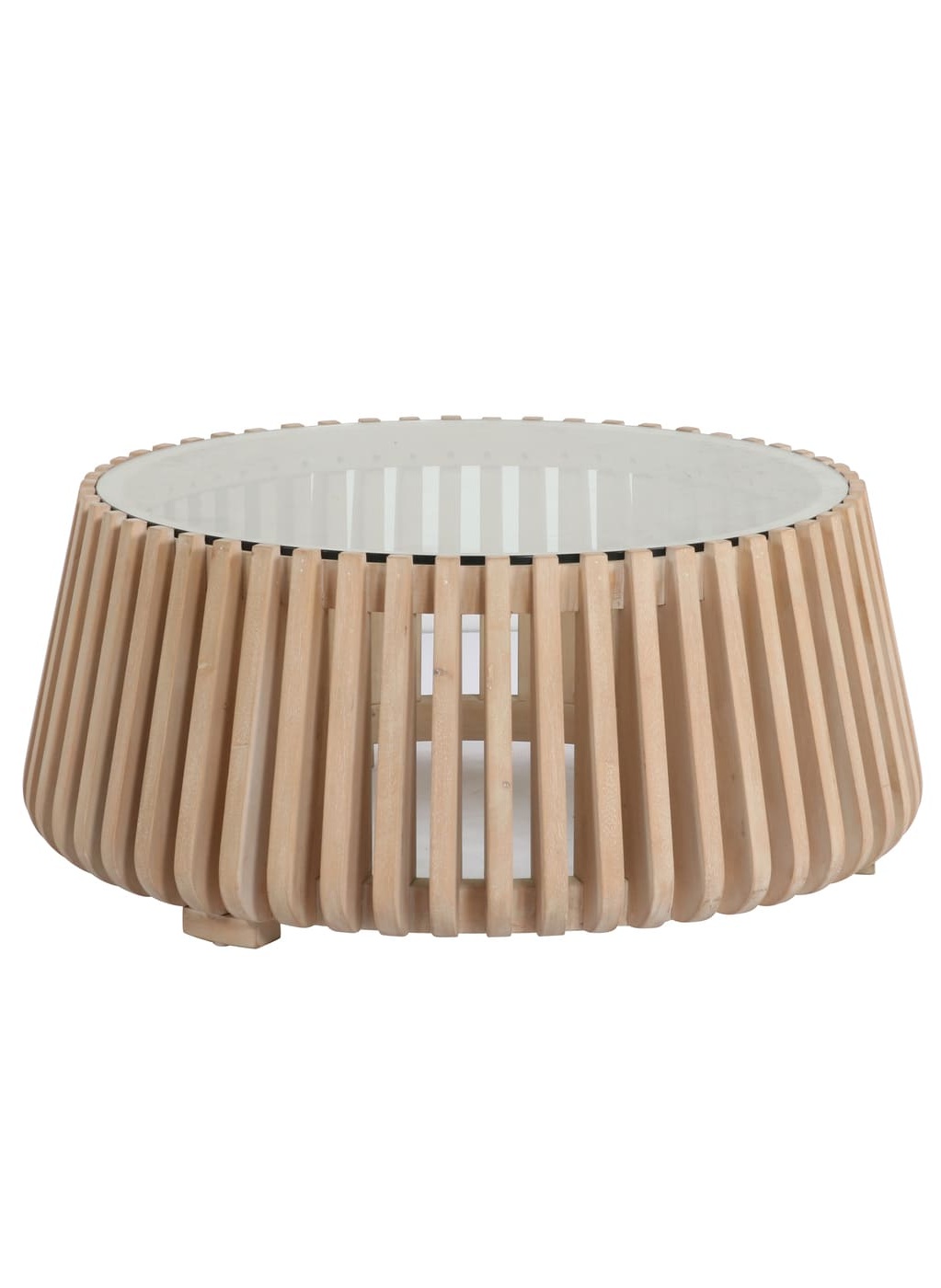 Wood Slat Coffee Table - Image 2