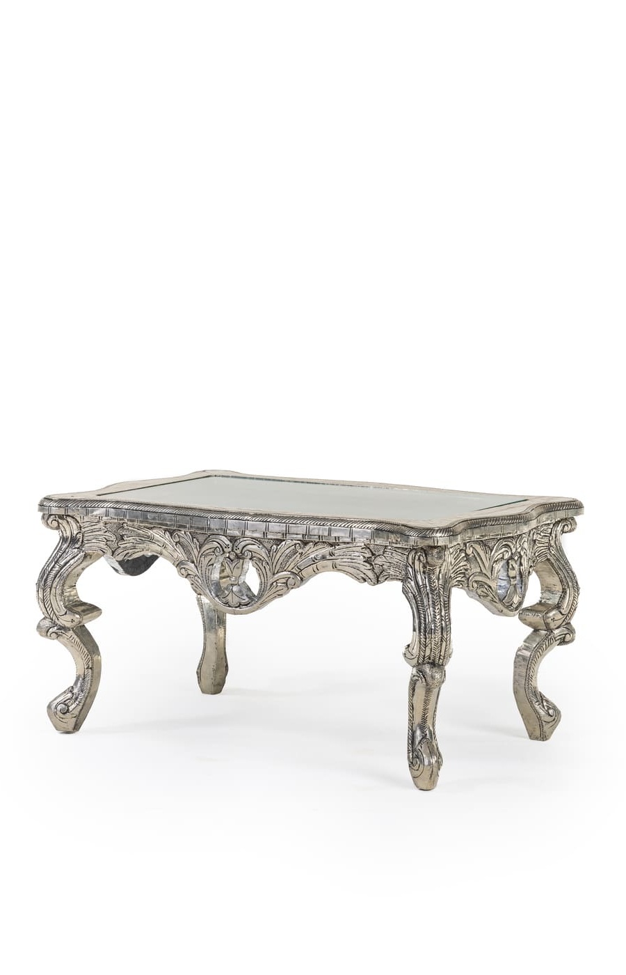 German Silver Rectangle Table - Image 2