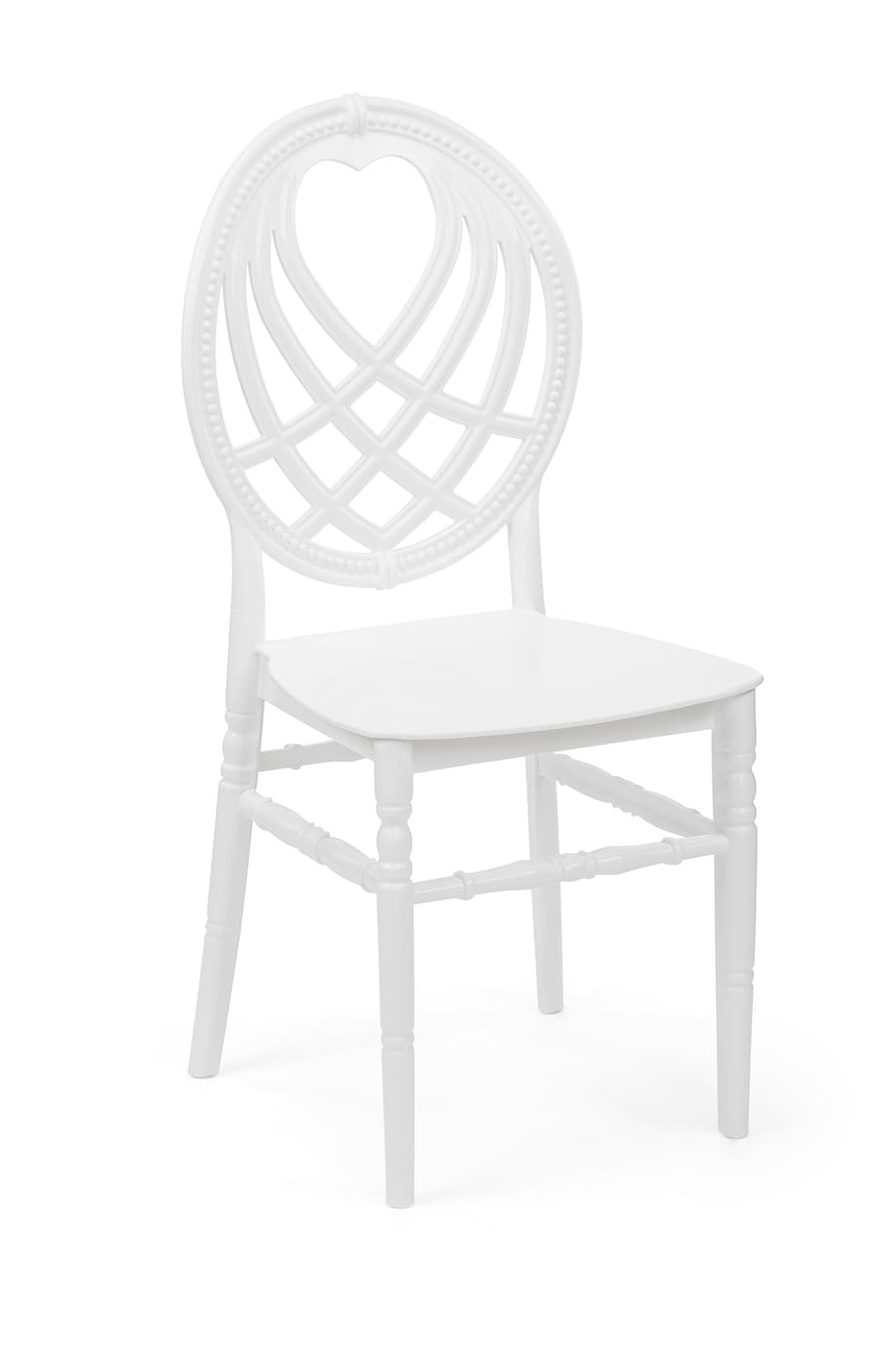 Infinity White Heart Chair - Image 2
