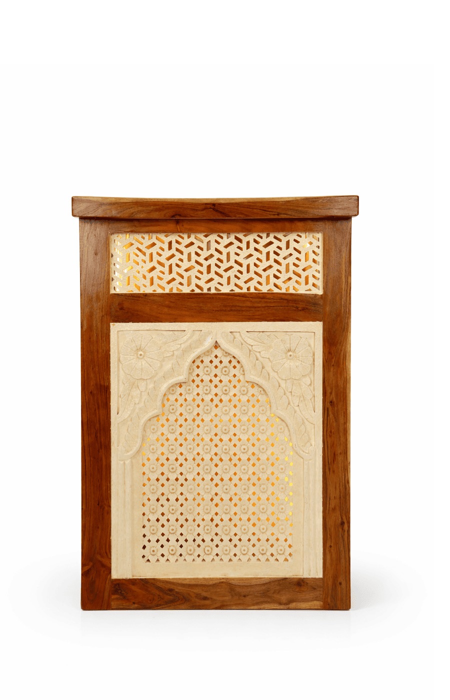 Teak & Jaali Raiser Counter - Image 2