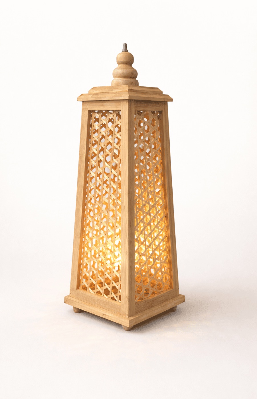 Bamboo Lantern Lamp - Image 2