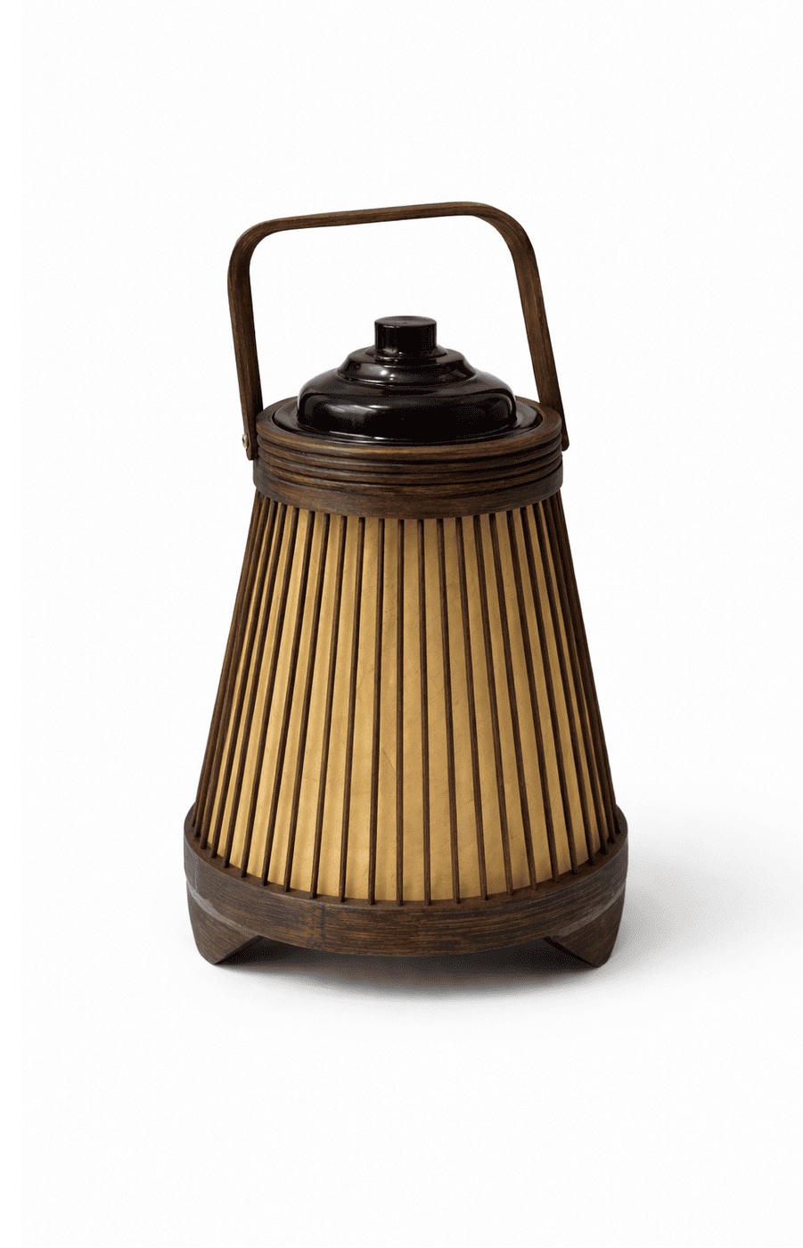 Antique Wooden Lantern - Image 2