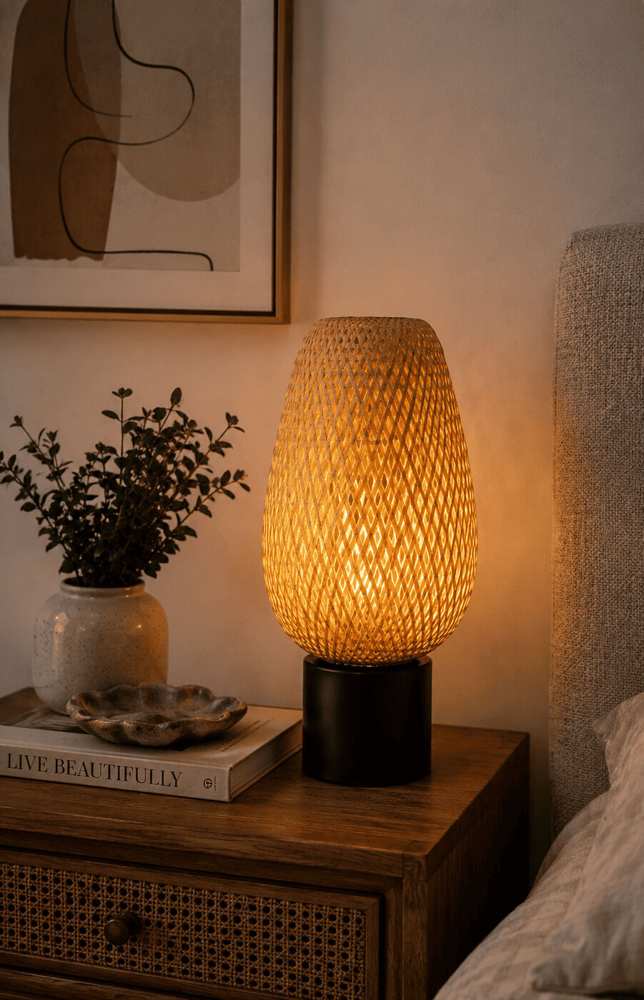 Large Bamboo Lamp