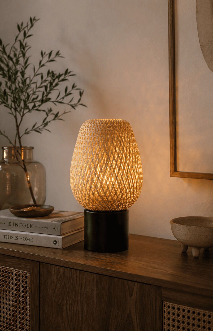 Medium Bamboo Lamp
