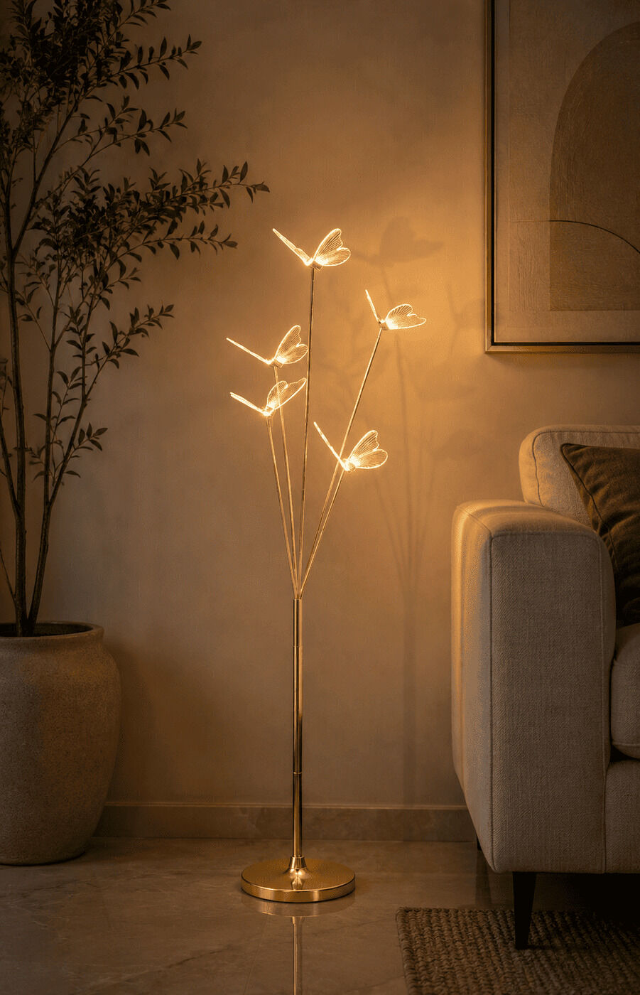 Butterfly Floor Lamp