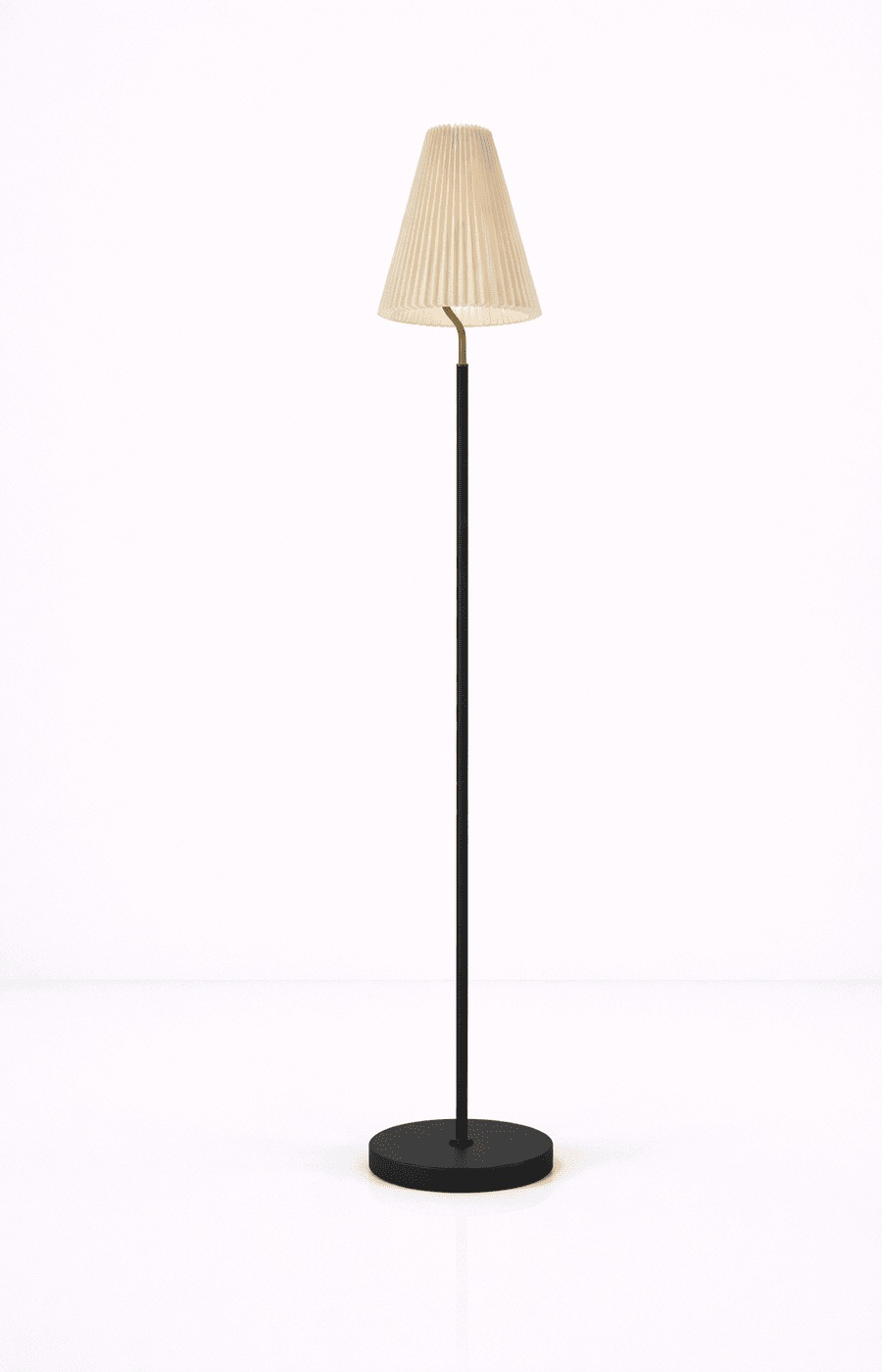 Black Stick Floor Lamp - Image 2