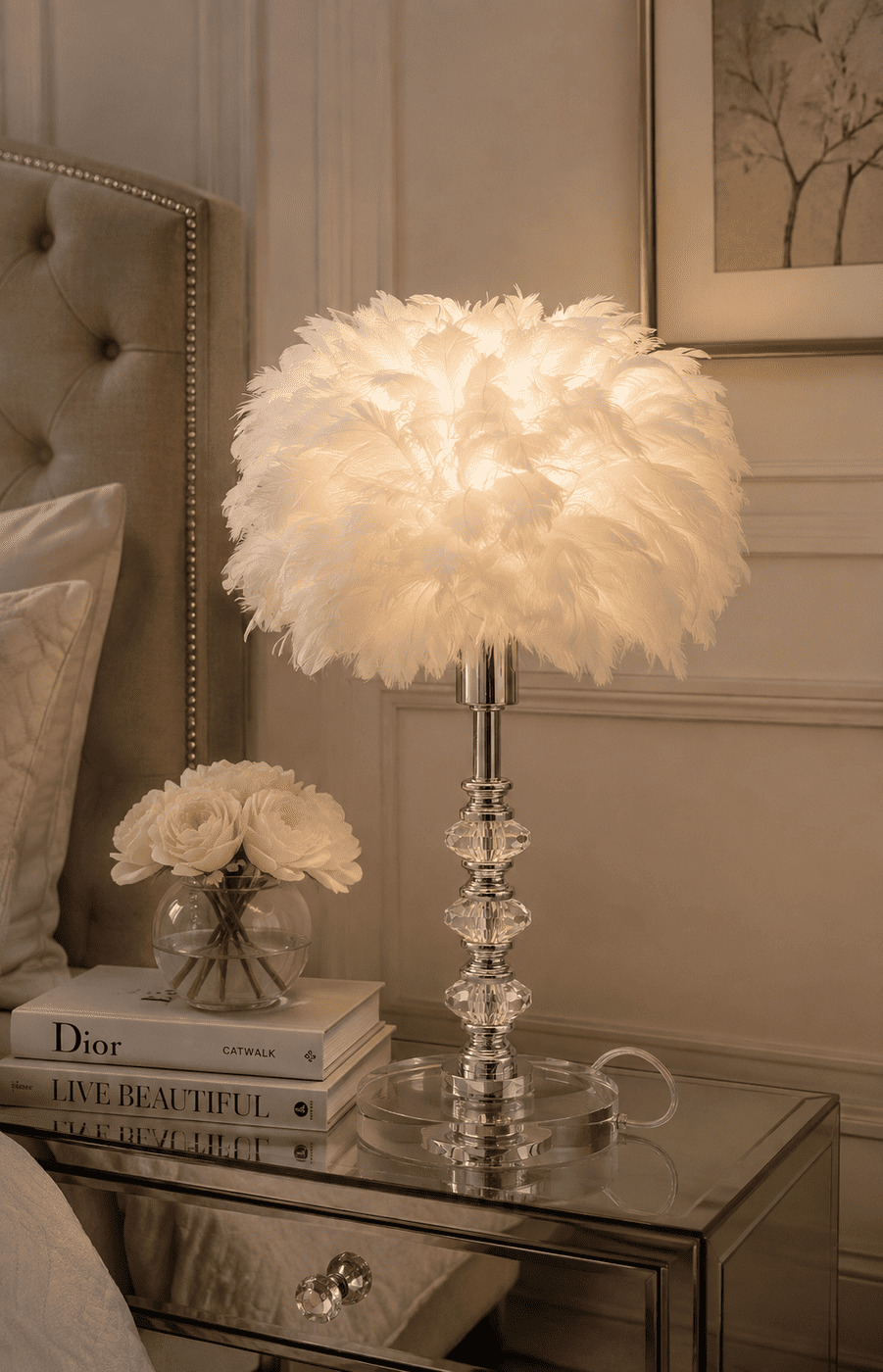 Pink Feature Lamp