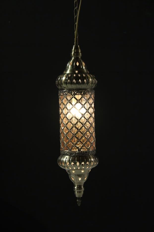 Black Metal Hanging Light - Image 2