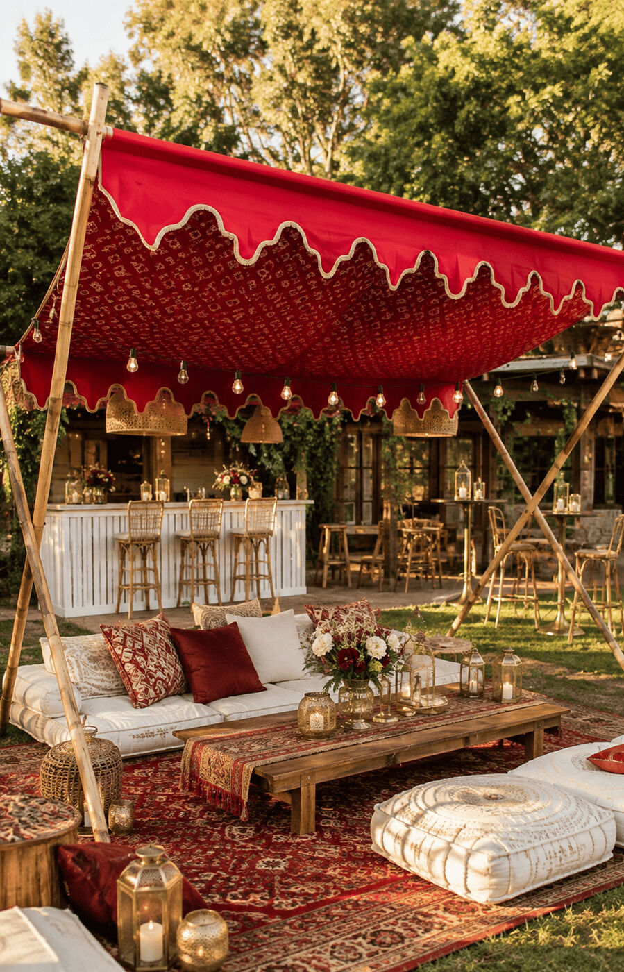 Maroon X Tent