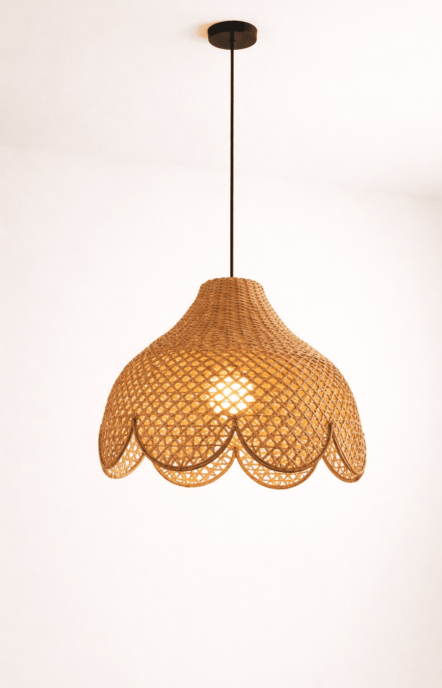 Rattan Flower Hanging Light - Image 2