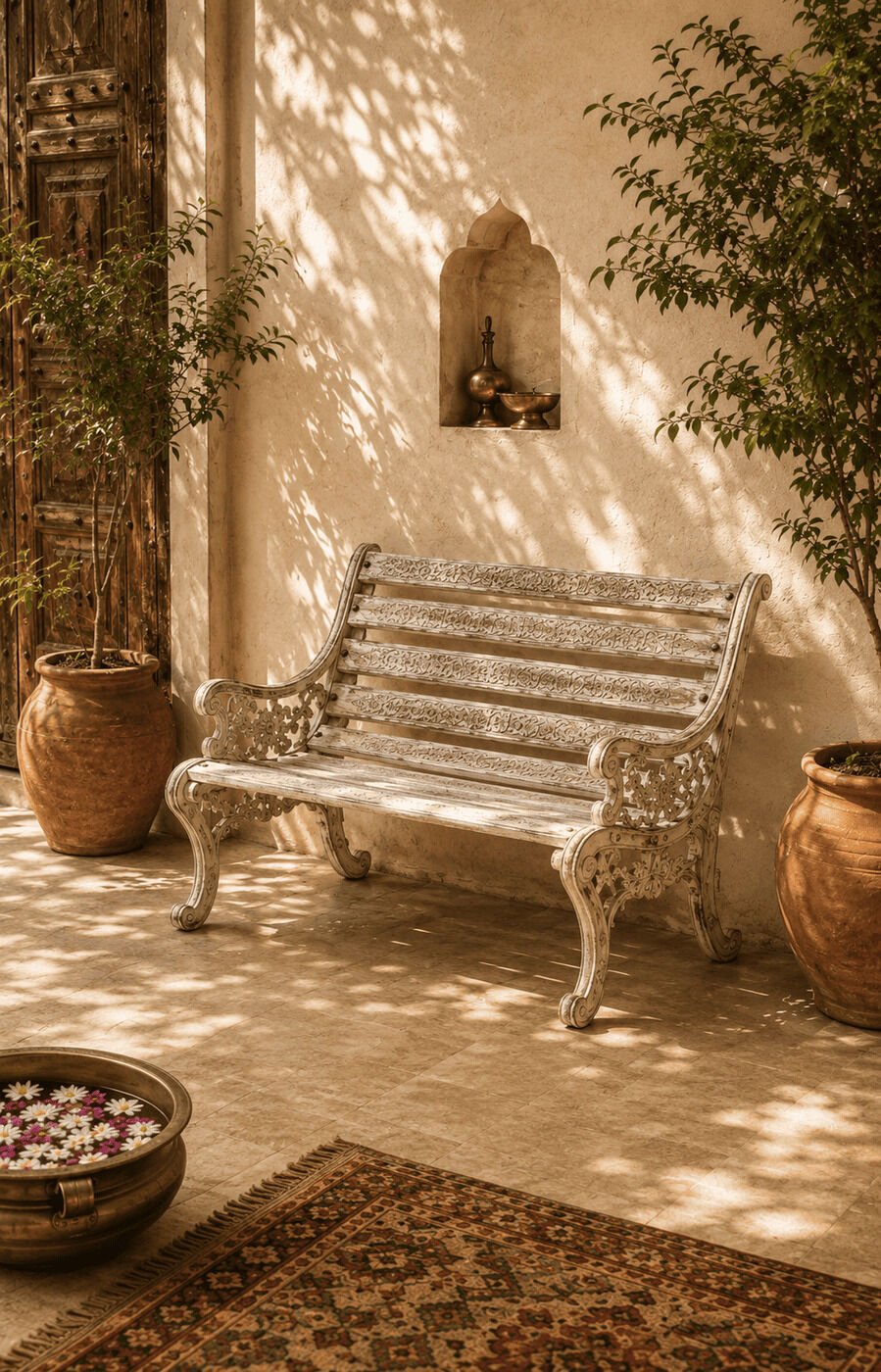 Coal Garden Bench For Kids