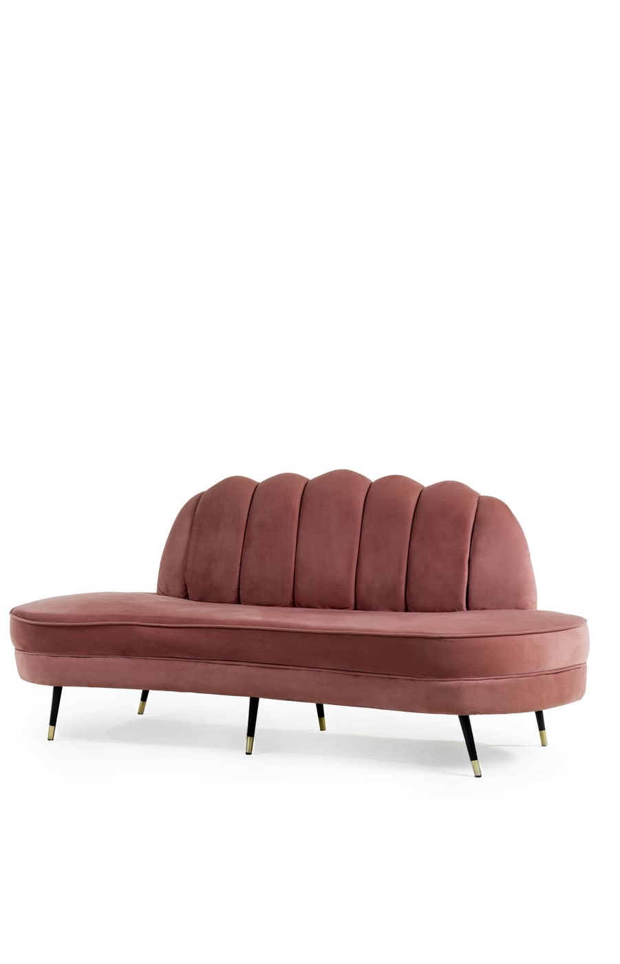 Peach Stylish Couple Sofa - Image 2
