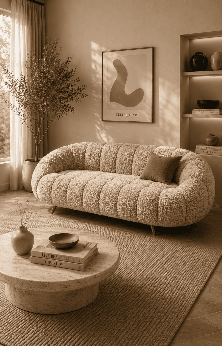 Pumpkin Couple Sofa