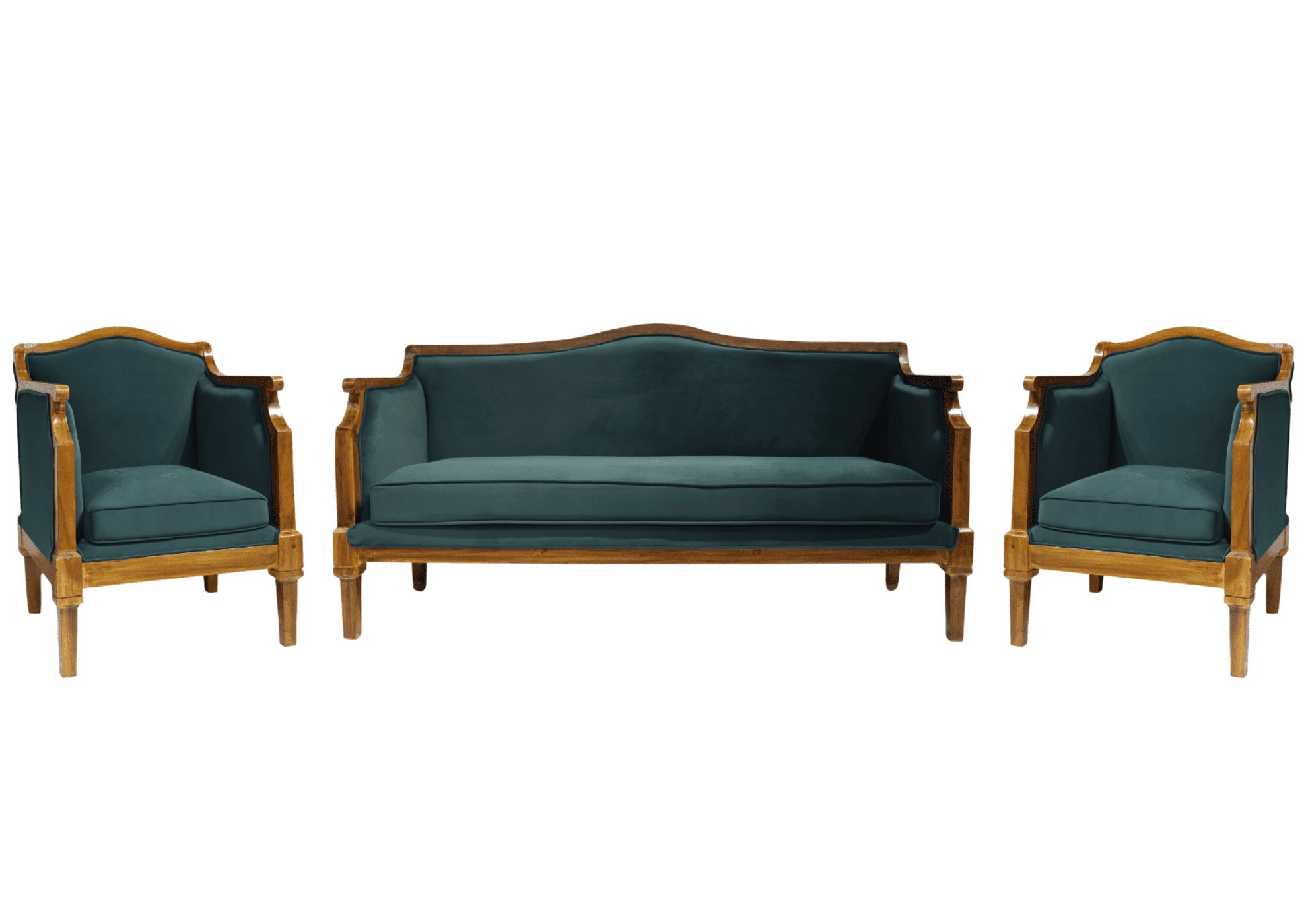 Emerald Crest Sofa Set (2+1+1) - Image 2