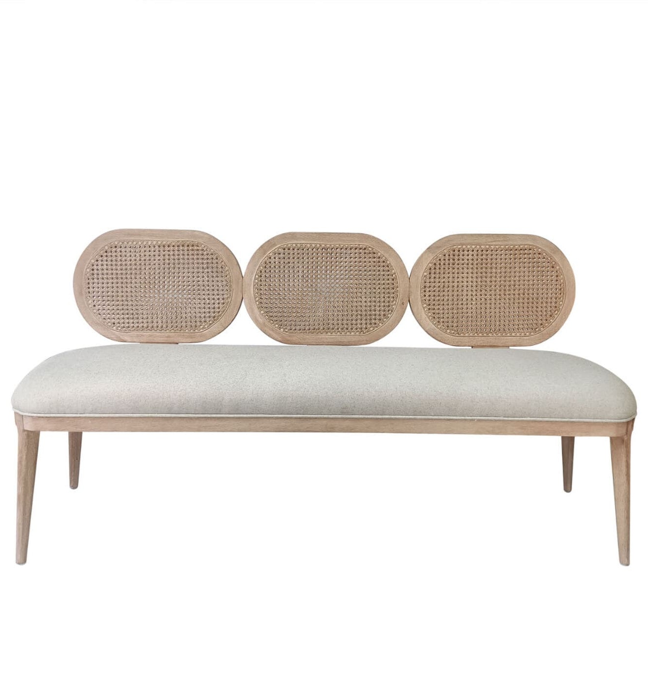 Triple Loop Rattan Sofa - Image 2