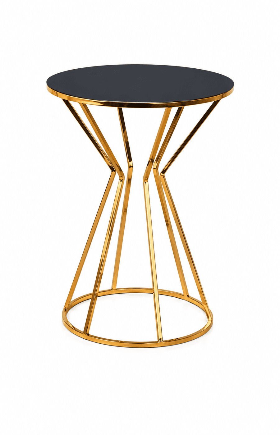 Hourglass Tables (Black Glass Top) - Image 2