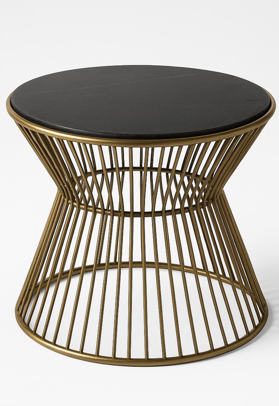 Hourglass Table With Marble Top - Image 2
