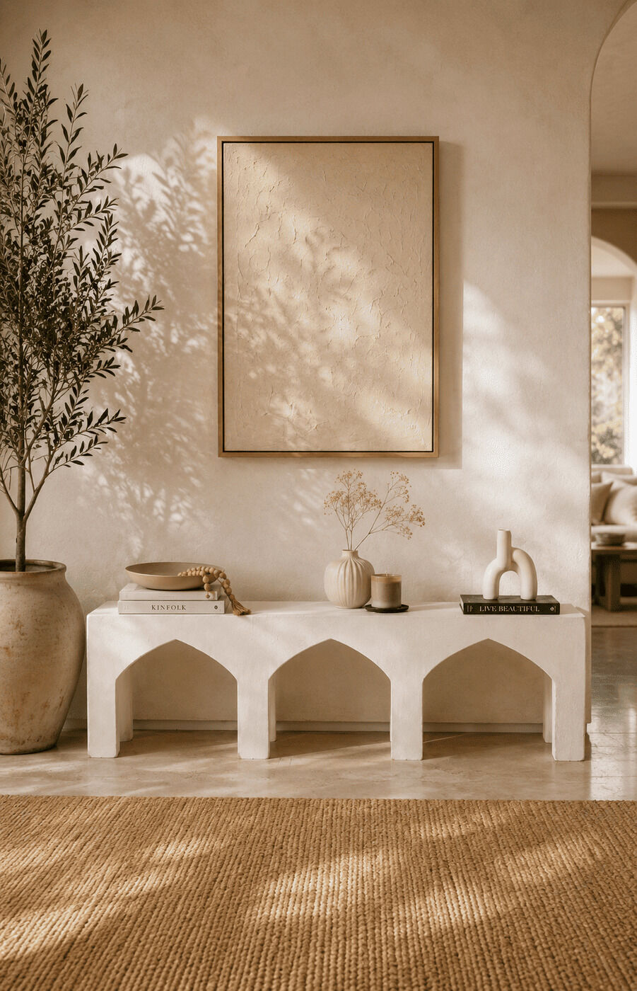Moroccan Styled Console Table