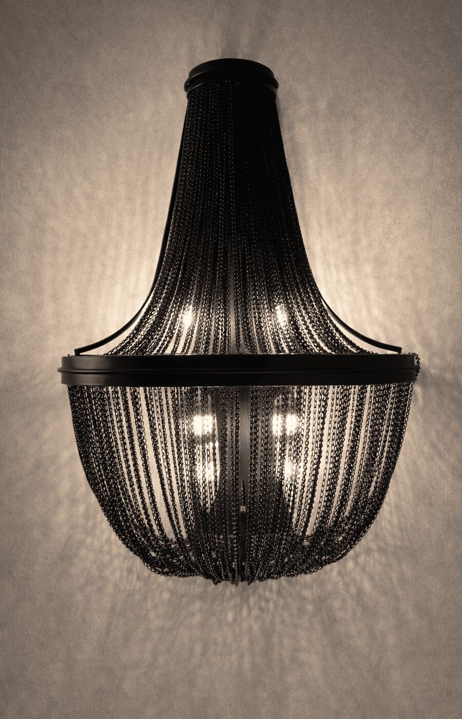 Black Chain Wall Sconce - Image 2